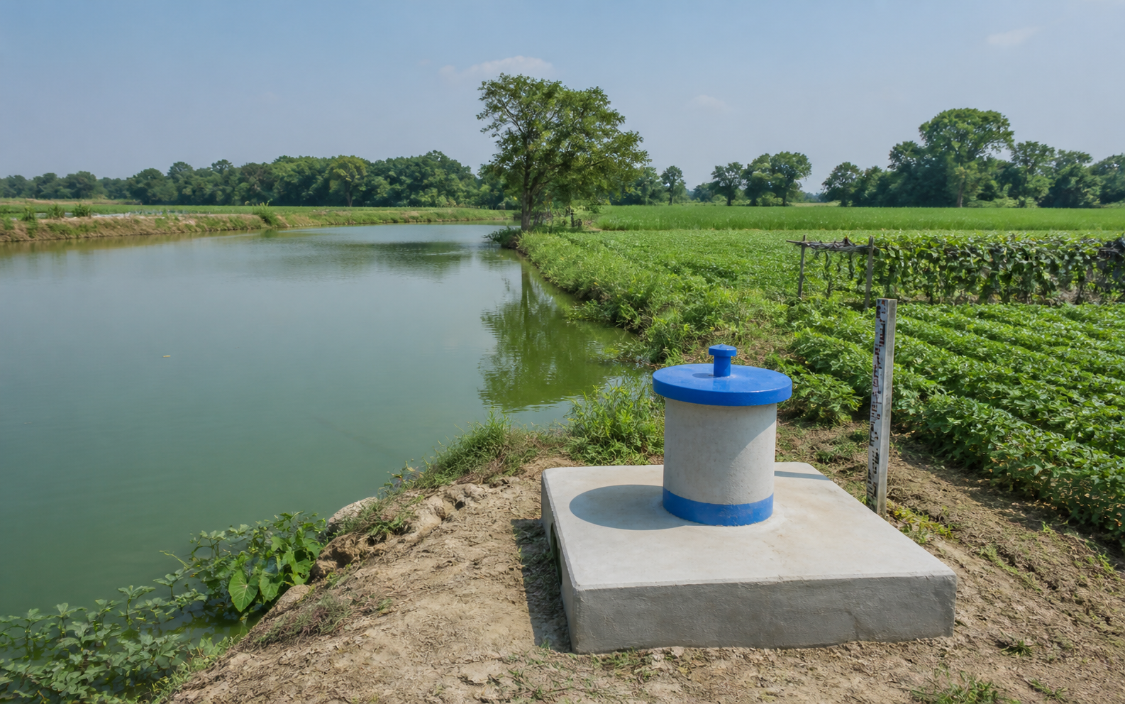 Representative protected groundwater monitoring site in Bangladesh